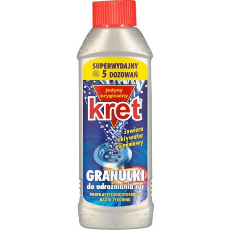 Granulki do udrażniania rur Kret 200g